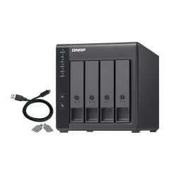 QNAP TR-004 0TB 4-Bay Hard Drive Array - Expand Your Storage with Versatile & Reliable Performance!